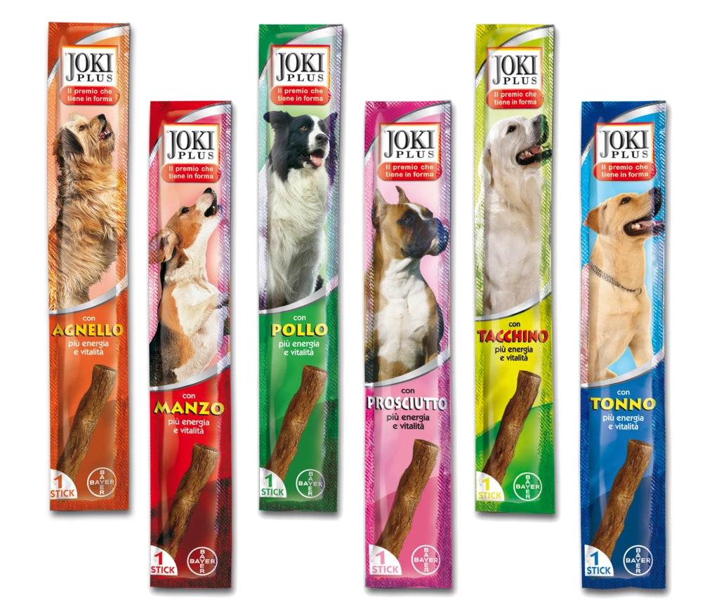 Bayer BARRETTA SNACK JOKI PLUS CANE  gusto Tacchino