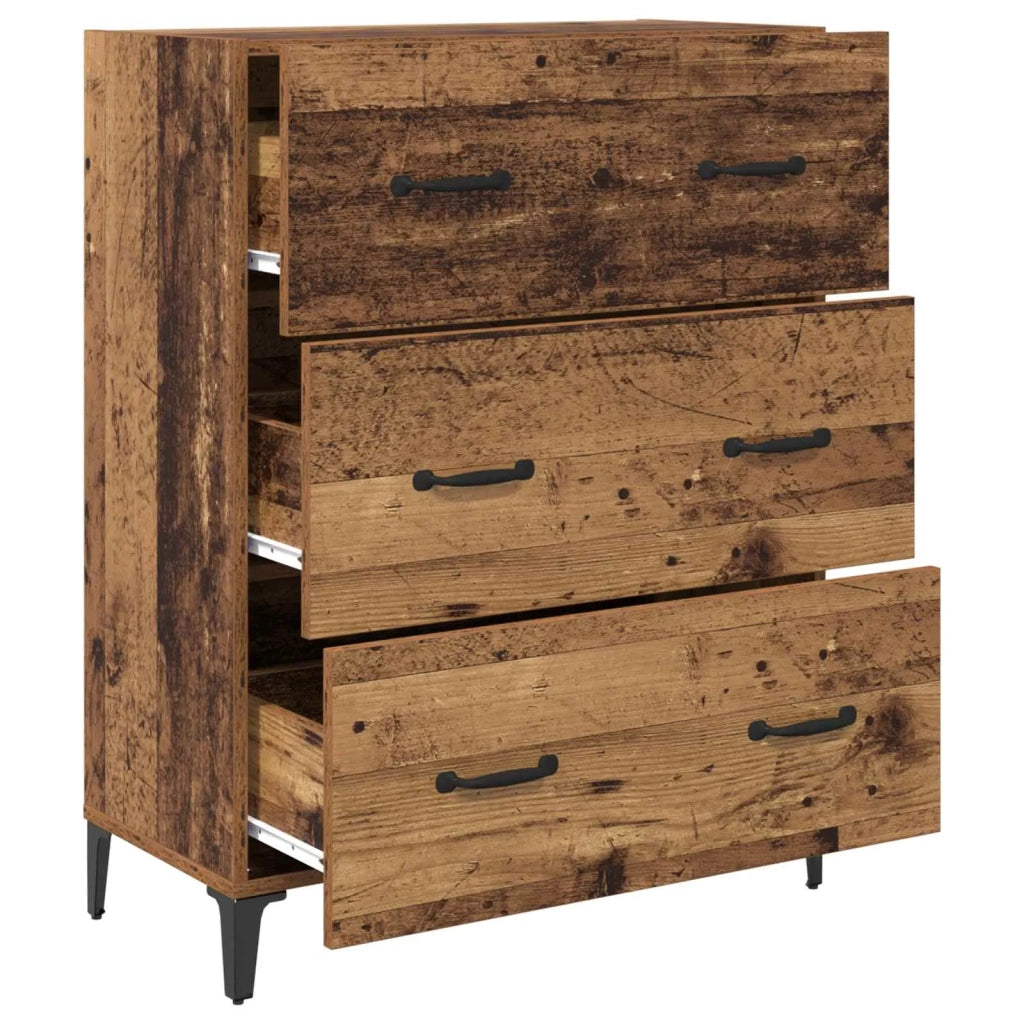 Credenza con cassetto Legno vecchio 69,5 x 34 x 90 cm 880643