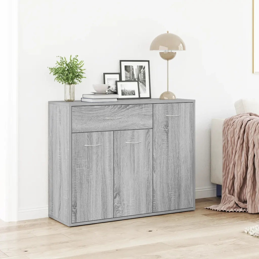 Credenza | Madia | Buffet da pranzo | Armadio da pranzo Grigio Sonoma 88x30x70 cm in Legno Ingegnerizzato