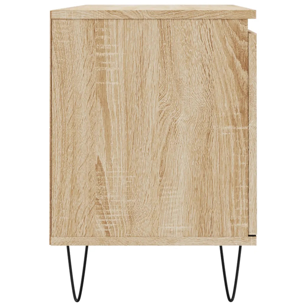 Mobile Porta TV-Mobile per TV-Credenza TV Rovere Sonoma 104x35x50 cm in Legno Multistrato 666692