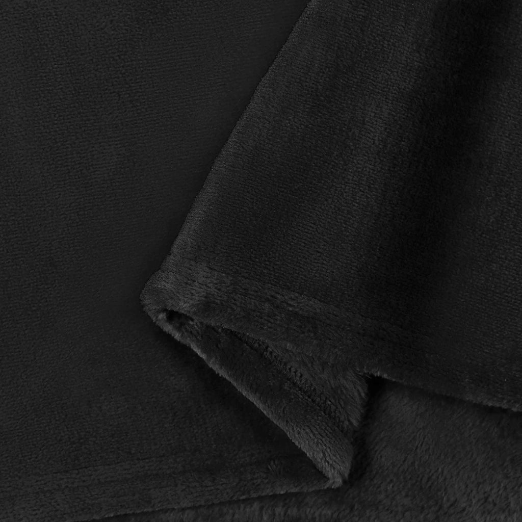 Coperta Nero 220 x 240 cm Panno 42016779