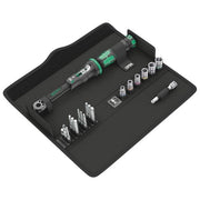 Wera 05130110001 Chiave Dinamometrica Meccanica 1-4'' 2,5 - 25 Nm Acciaio con Custodia Inclusa colore Nero Verde