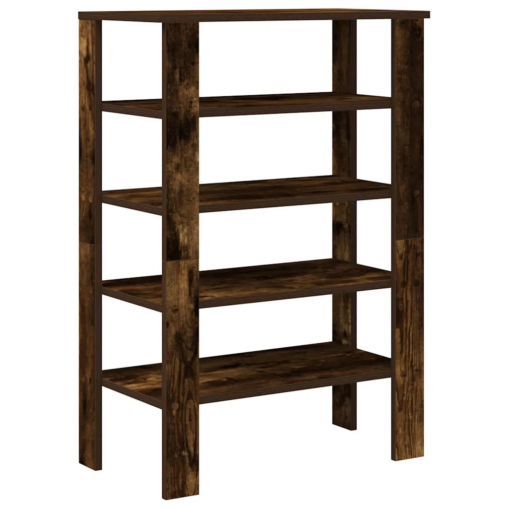 Scarpiera | Mobile per scarpe Rovere Fumo 61x32x87,5 cm in Legno Multistrato