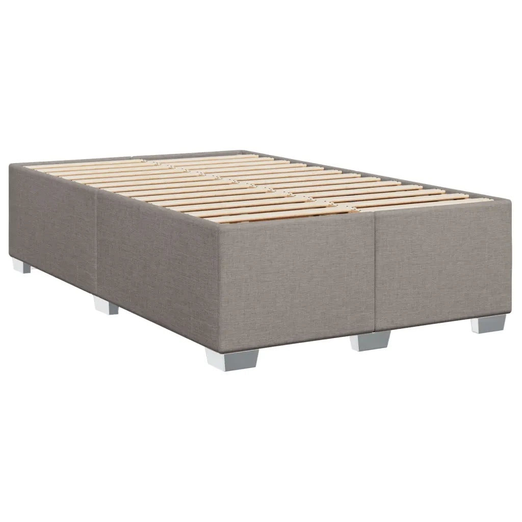 Giroletto a Molle con Materasso Tortora 120x190 cm in Tessuto 3288145