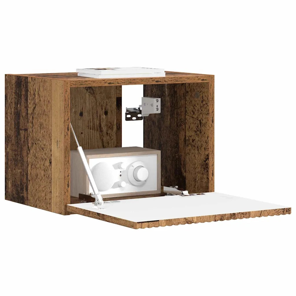 Mobile TV da parete Legno vecchio 39 x 31 x 29,5 cm 892185