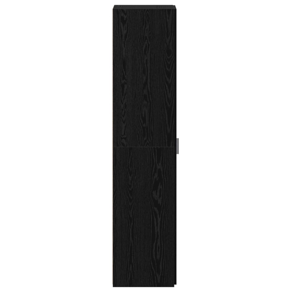 Credenza | Madia | Buffet da pranzo | Armadio da pranzo Rovere Nero 45 x 42,5 x 185 cm