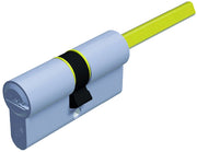 Securemme CILINDRO CROMO SATINATO K2 CON CODOLO 5 chiavi mm. 65 (30+35)