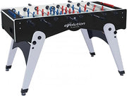Garlando Calcio Balilla F-200 Evolution con Aste Uscenti Nero/Argento