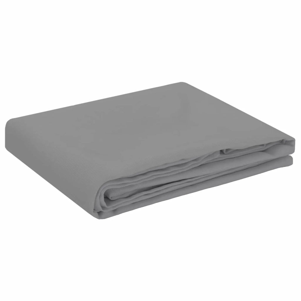 Tovaglia da Tavolo 5 pz Grigio Chiaro 110 x 140 cm Poliestere 42040185