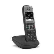 Telefono cordless dect gap as690 grey black