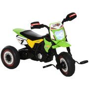 Triciclo Moto a Pedali ¨C Xylo ¨C Con Luci e Suoni, 3 Ruote, 18-36 Mesi, Verde