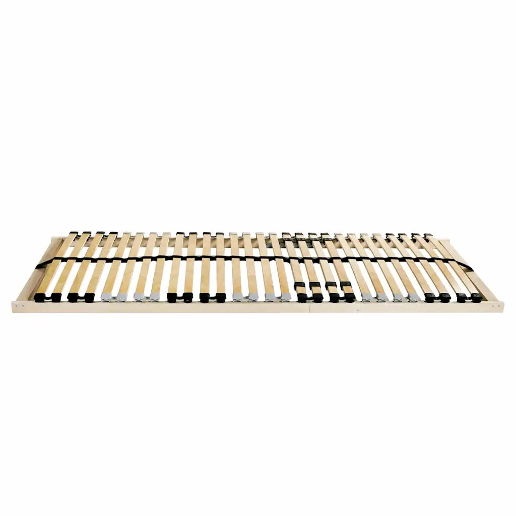 Base a doghe Marrone 80 x 190 cm Legno massello di faggio 42015233