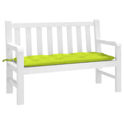 Cuscino per Panca Verde Brillante 120x50x7 cm in Tessuto Oxford 361594