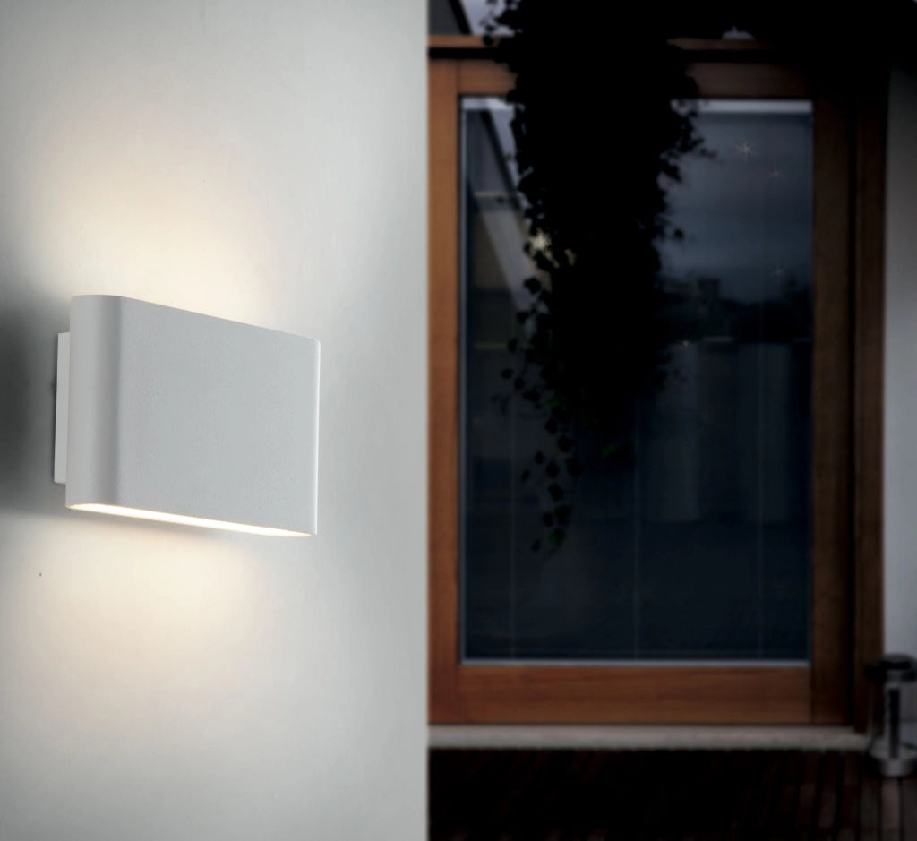 APPLIQUE BIEMISSIONE LED GAMMA BIANCA 10W 1100LM CCT 3000K / 4000K IP54 17X4X9CM