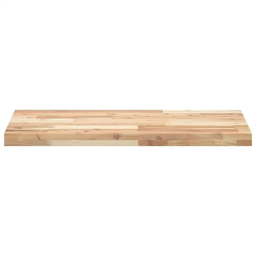 Mensole da Parete 4 pz 80x40x4 cm Legno Acacia Non Trattato 3279478