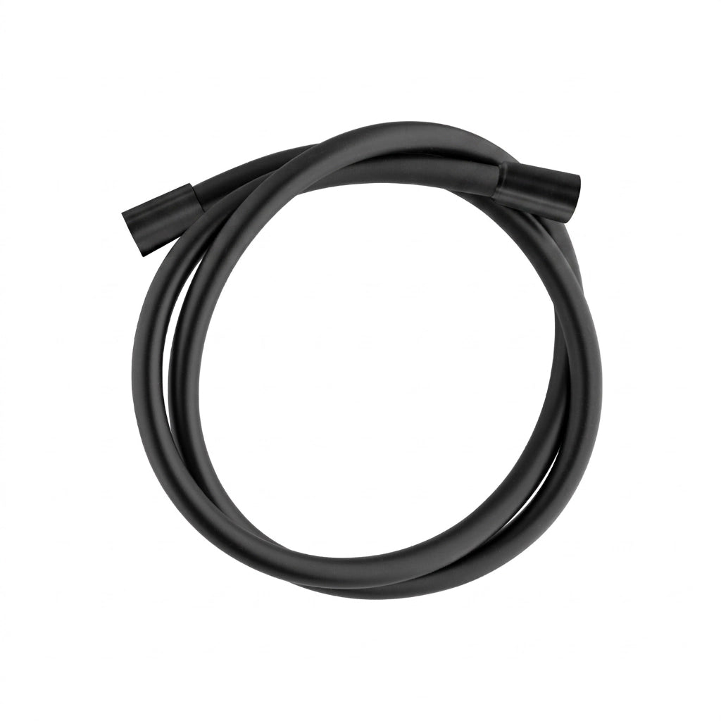 Flessibile doccetta PVC nero 150 cm total black Testori