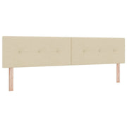 Testiera | Testata LED con strisce LED con Testiera | Testata Crema 200 cm Tessuto