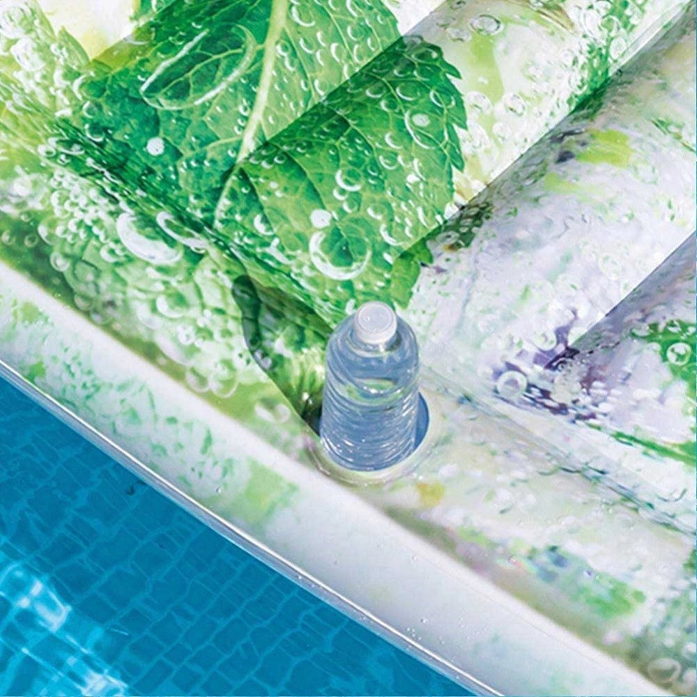 Trade Shop - Materassino Isola Gonfiabile Stampa Frizzante In Pvc Mare Piscina 179 X 91 Cm -