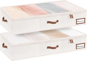 Organizzatore per Tessuti di Letto - 2 Pezzi - Bianco Ivo