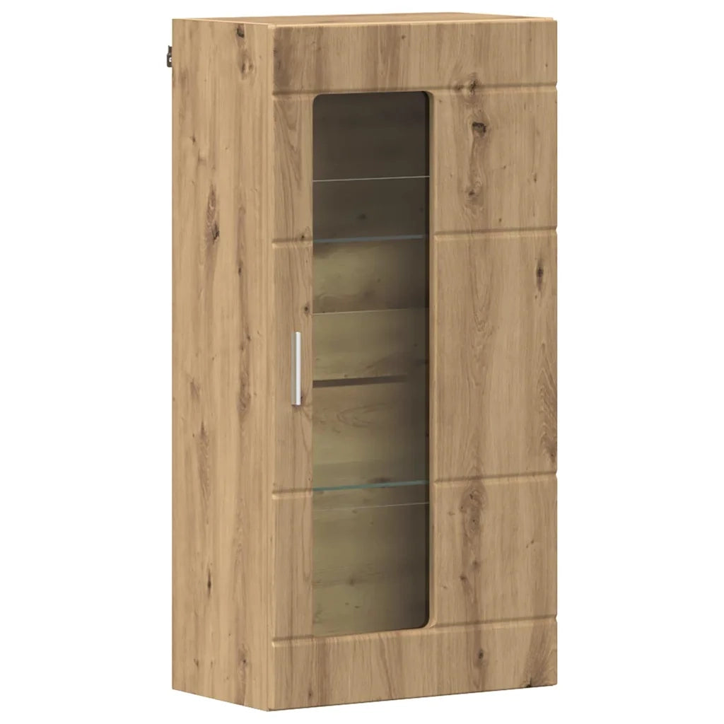 Set mobile TV FLORIN 3 pz | Armadietto TV | Mobile Porta TV Rovere artigianale Legno multistrato