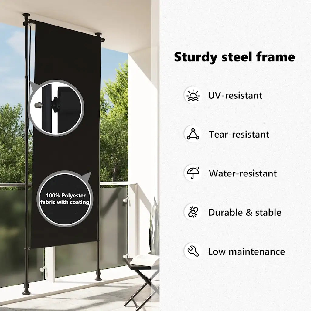 Tenda a rullo | Tenda avvolgibile per Esterni 120x270 cm Antracite