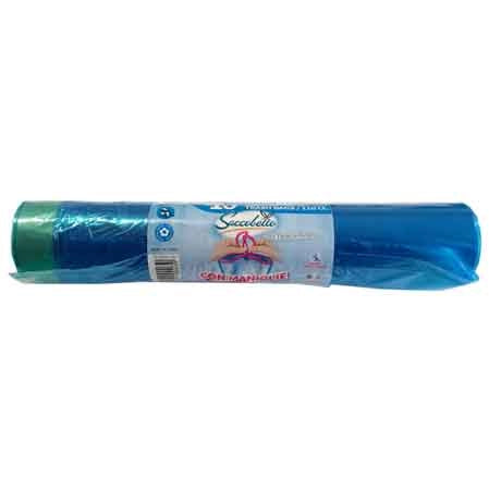 SACCHI PER RIFIUTI 70x105 cm - conf. 10 pezzi - colore celeste