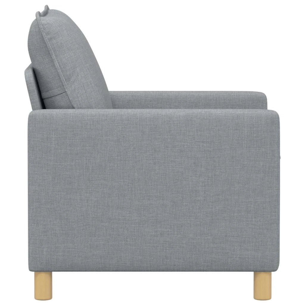 Divano Grigio Chiaro Tessuto 42028747