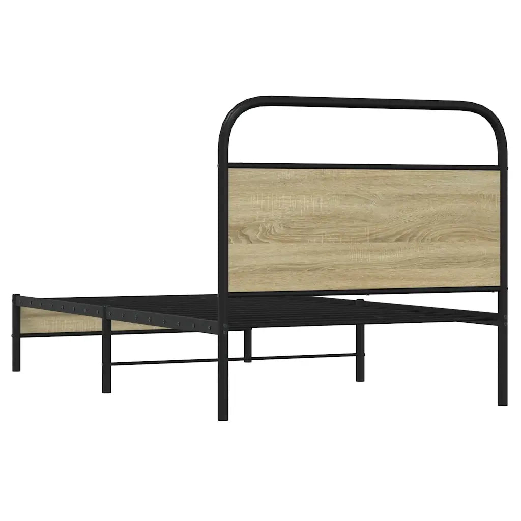 Giroletto senza Materasso Rovere Sonoma 90x190 cm in Truciolato 4100402