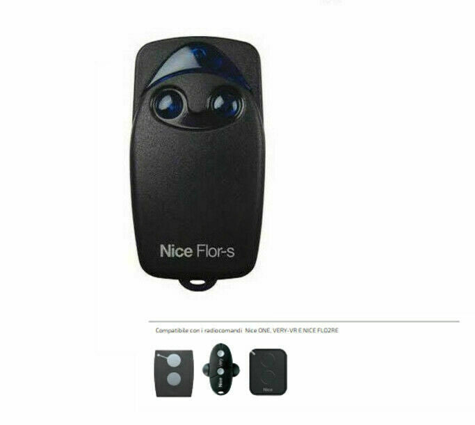 telecomando Flo2rs apricancello FLORS Nice ORIGINALE Nice Flor Flor-s Flo1r-s