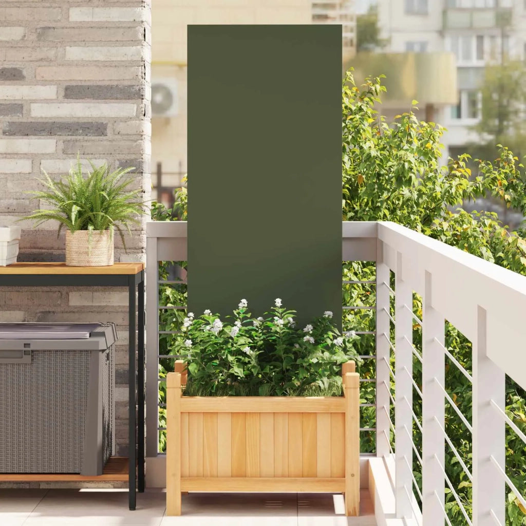 Schermo per privacy in giardino Oliver verde 50 x 140 cm 876290