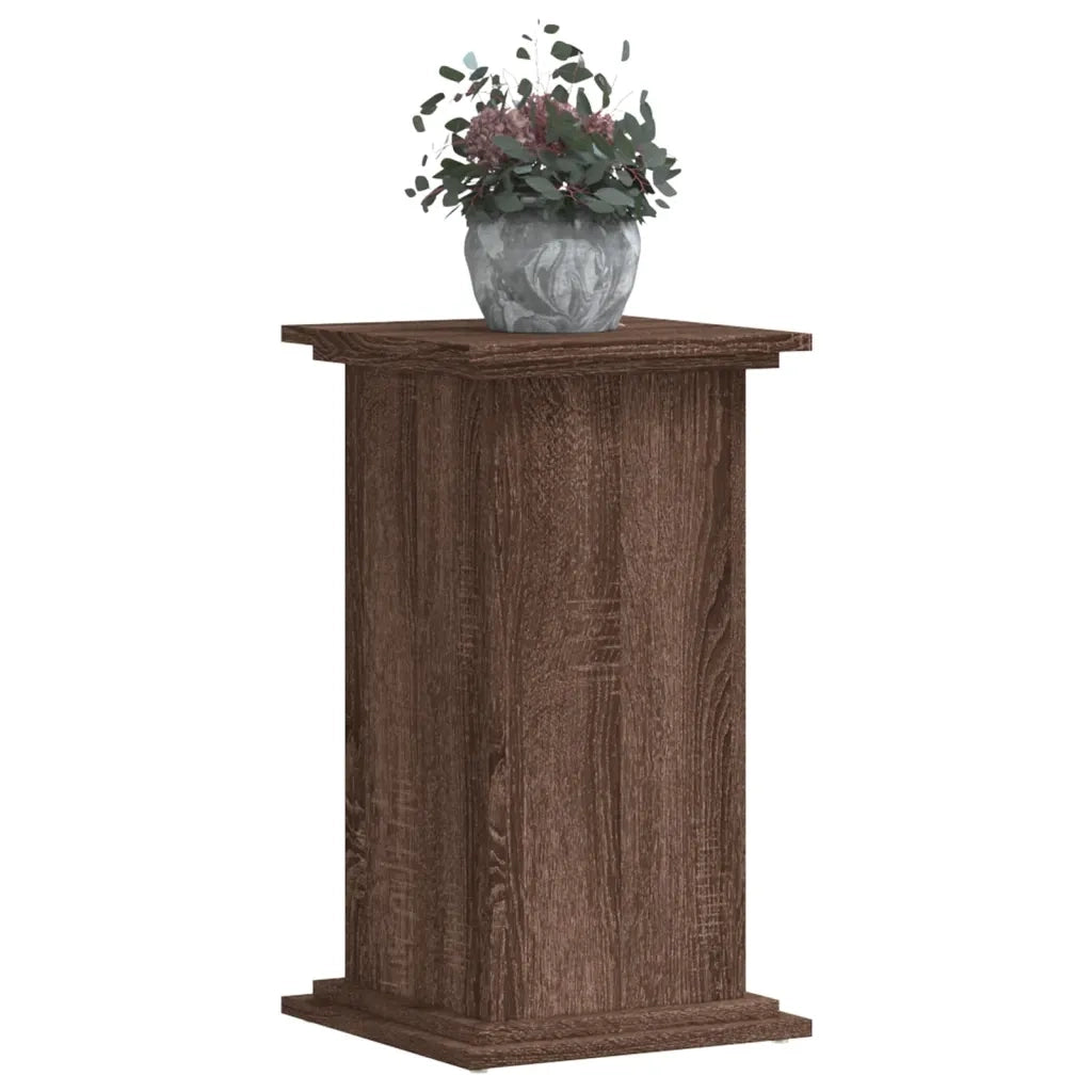 Supporto per piante | Sostegno per piante Rovere Marrone 33x33x60cm Legno Multistrato