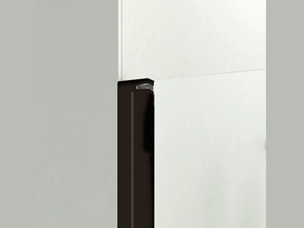 Box doccia frontale OPEN porta battente 70 cm (70,1-71,6) cromo lucido vetro frost