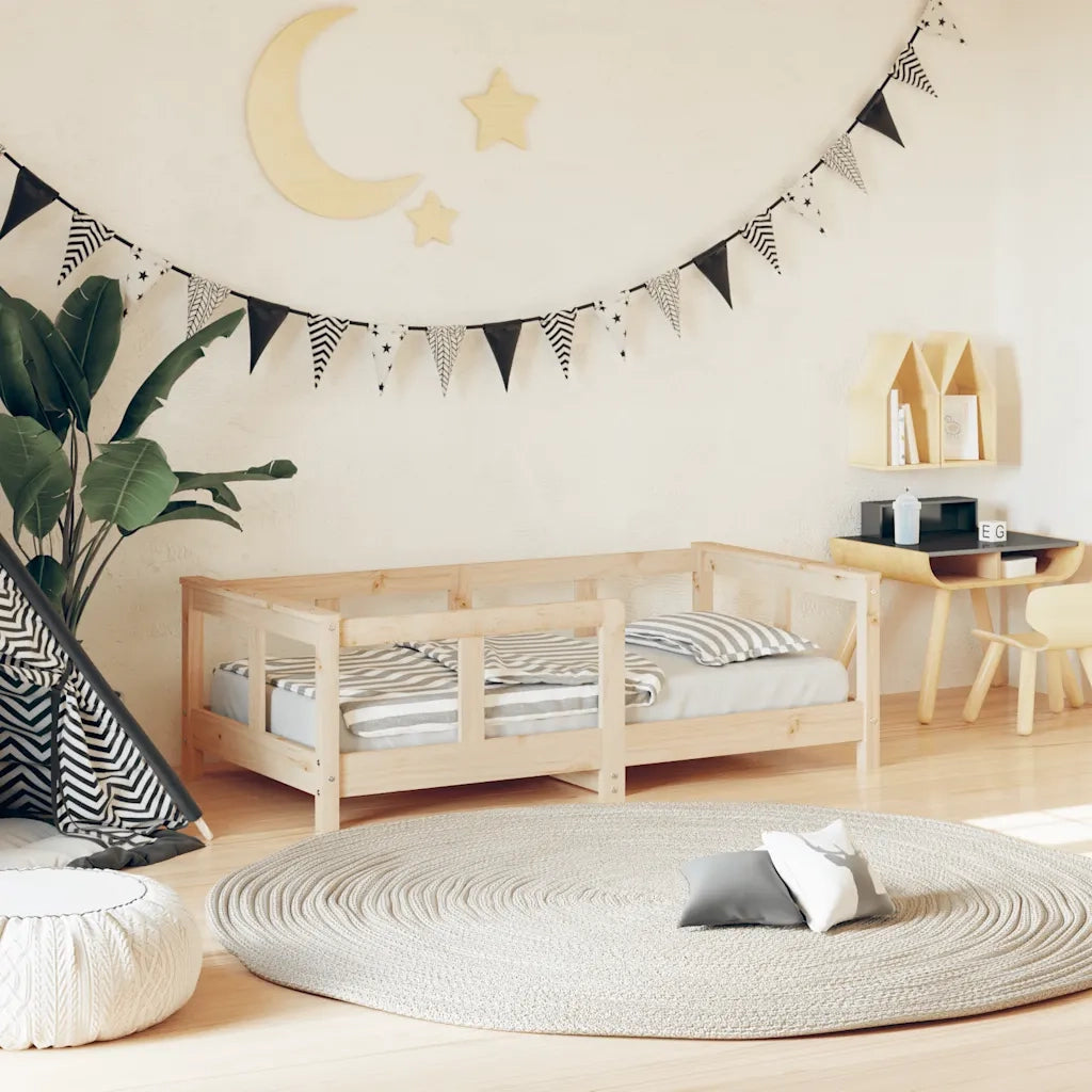 Giroletto per Bambini | Letto Infantile | Lettino 70x140 cm in Legno Massello di Pino