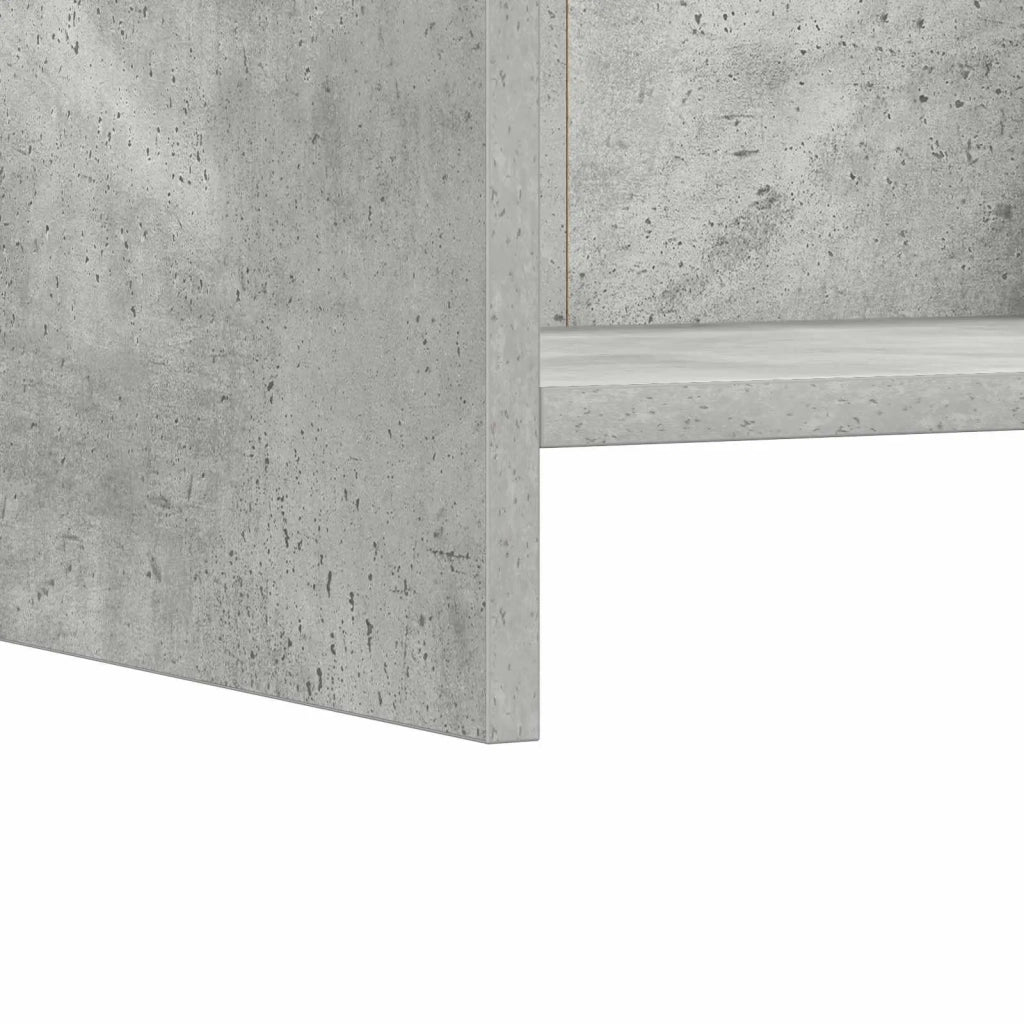 Comodini 2 pz Grigio Cemento 40 x 30 x 60 cm 8011002