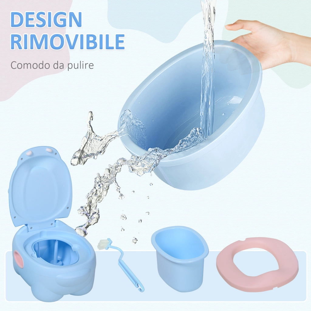 Vasino per Bambini Antiscivolo ¨C Zephmum ¨C Blu 40x30x23cm