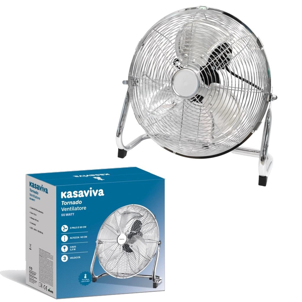Ventilatore da Terra Industriale Tornado 55 Watt