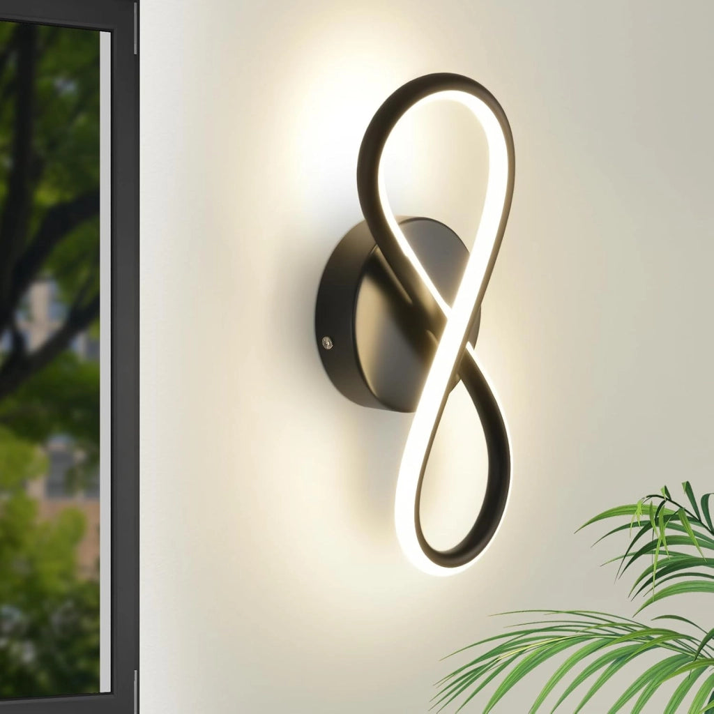 ZMH Moderna lampada da parete a LED da 7W con 8 forme per interni per scale e camera da letto