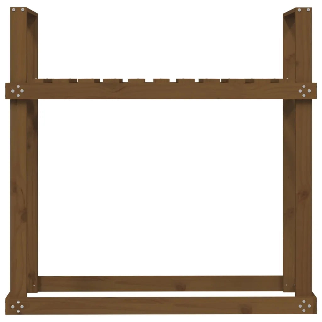 Portalegna Ambra 110x35x108,5 cm in Legno Massello di Pino CFW9835398
