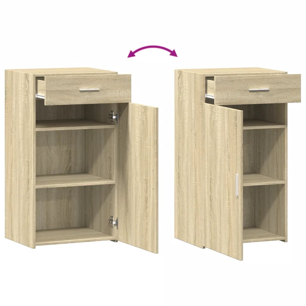 Credenza-Buffet-Armadio da cucina Rovere Sonoma 50x42,5x93 cm in Legno Multistrato 853656