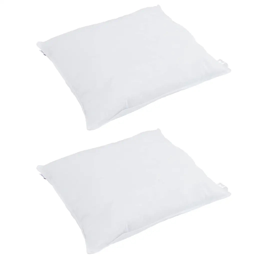 Cuscino con cuscino 2 pcs Bianco 65 x 65 cm Piuma 42007690