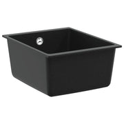 Lavello Nero 370 x 460 mm 80% Quarzo e 20% Resina
