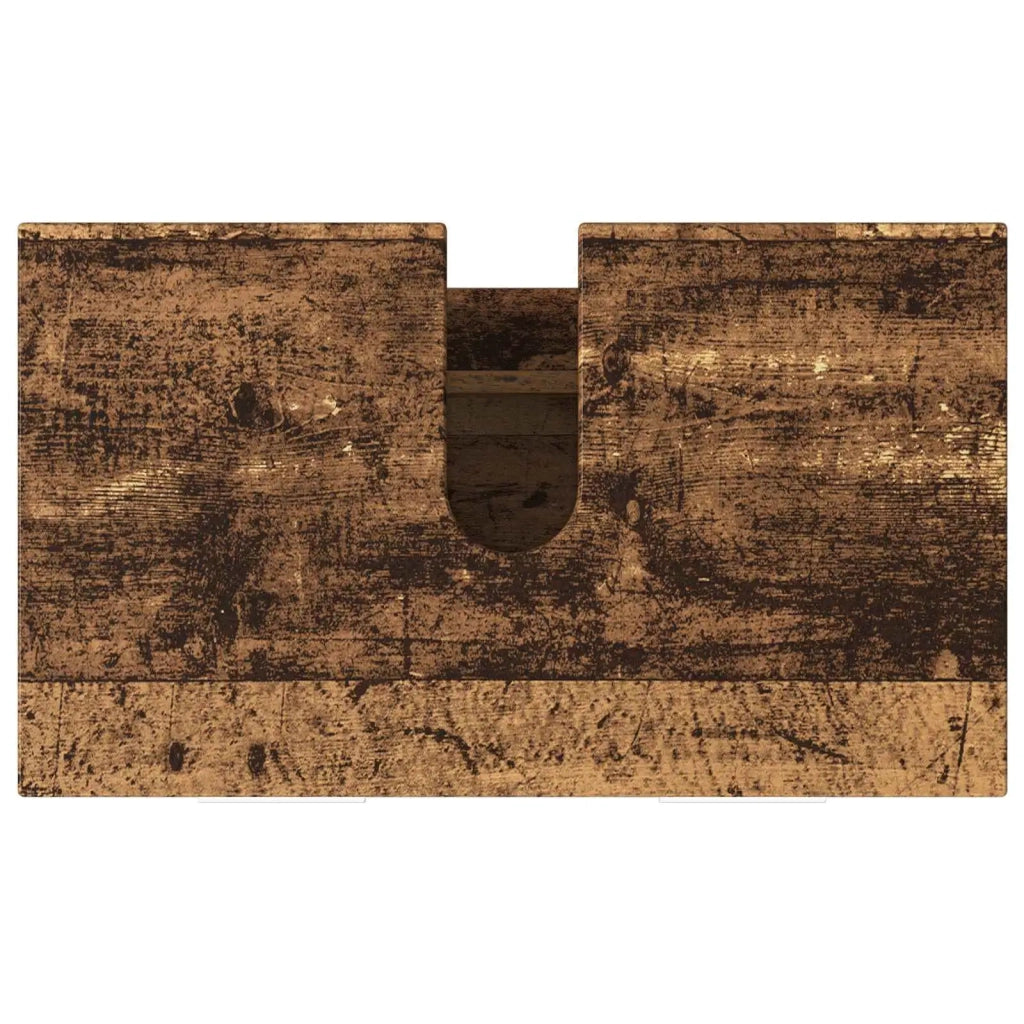 Mobiletto da bagno Legno antico 60 x 35 x 60 cm 889413