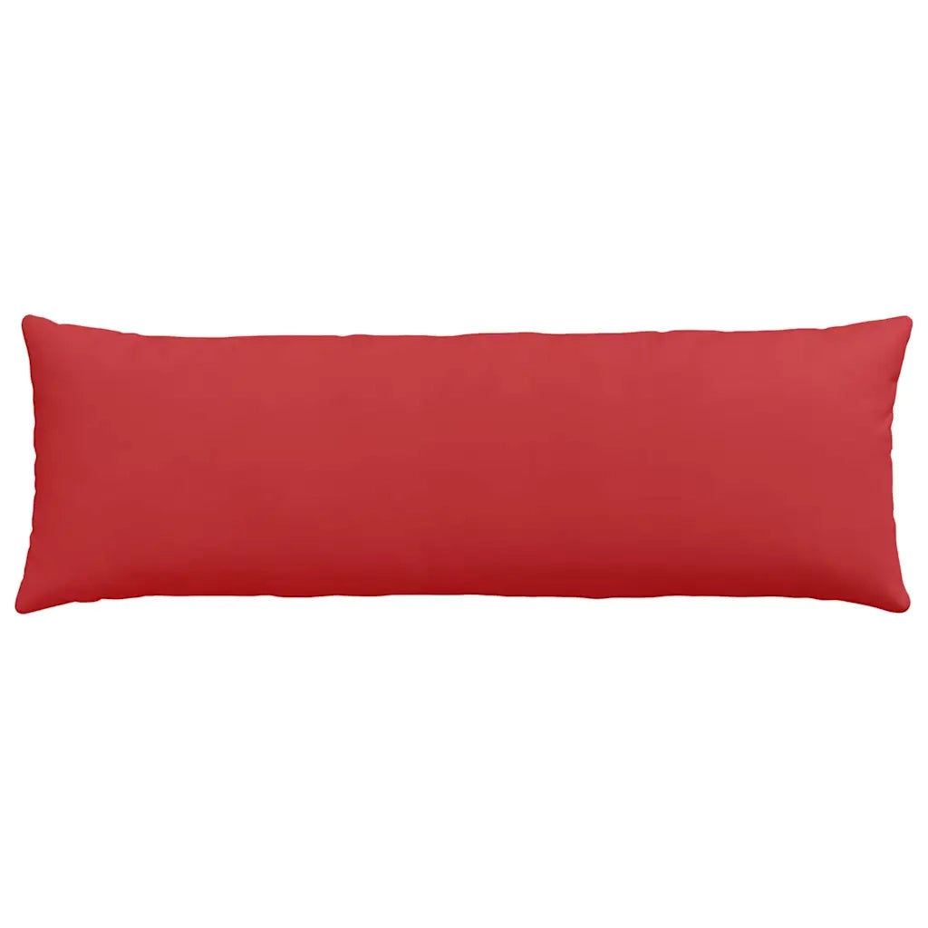 Cuscini da Divano 2 pz | Cuscini per sedie Rosso 120 x 40 cm Tessuto