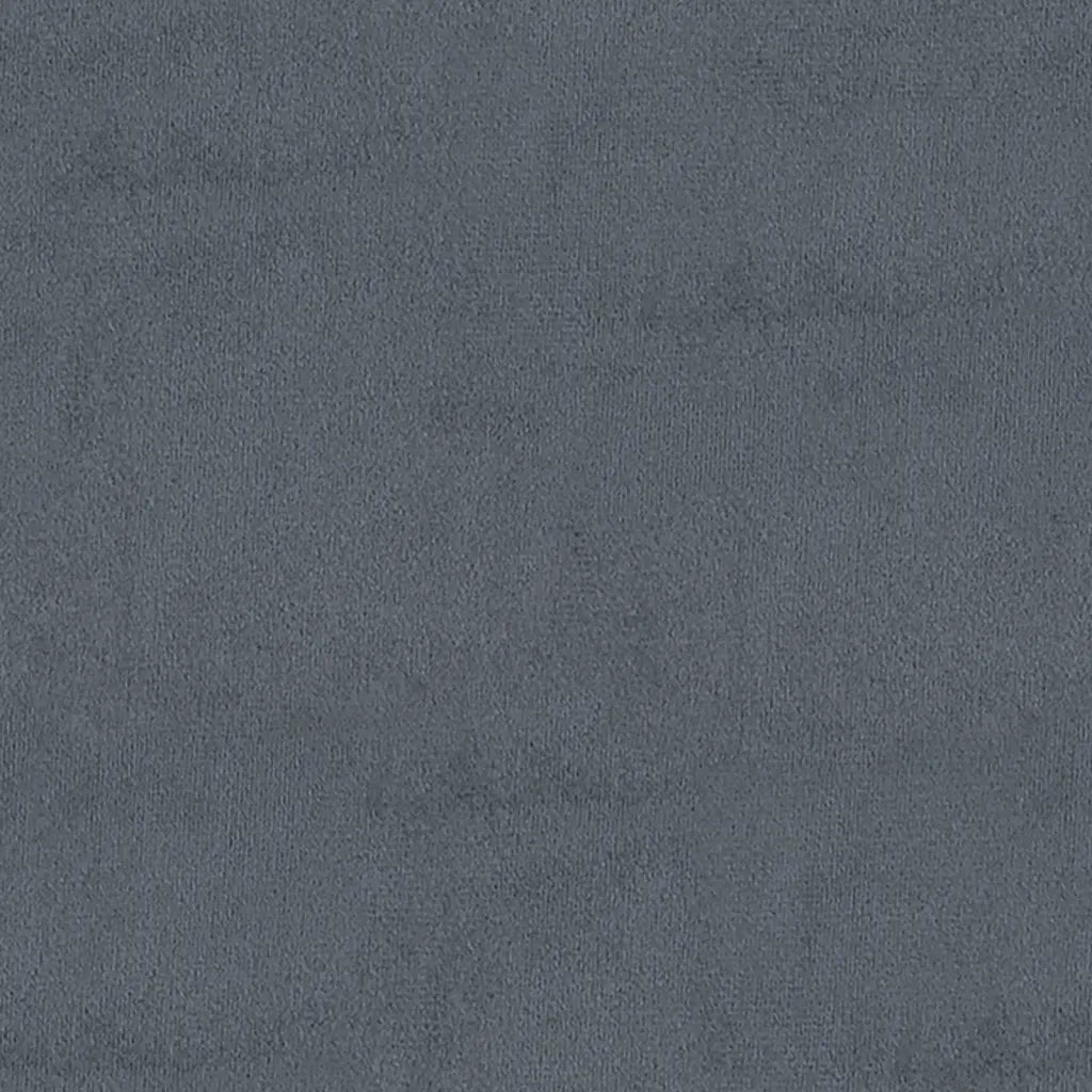 Sgabello Portaoggetti Grigio Scuro 110x45x49 cm in Velluto 344526