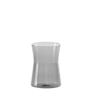 Zafferano Set 4 Bicchieri Tumbler Serie Classy in Vetro Borosilicato Soffiato a Mano Colore Grigio Design Geometrico Elegante per Tavola Moderna