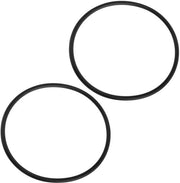 Filtro sabbia - coperchio setaccio - O-ring chiusura ermetica - O-ringe - guarnizioni di chiusura - nero - P6563 - compatibile con Bestway Flowclear 1000, 1200, 1500 - 125 x 115 x 5 mm - 2 pezzi.