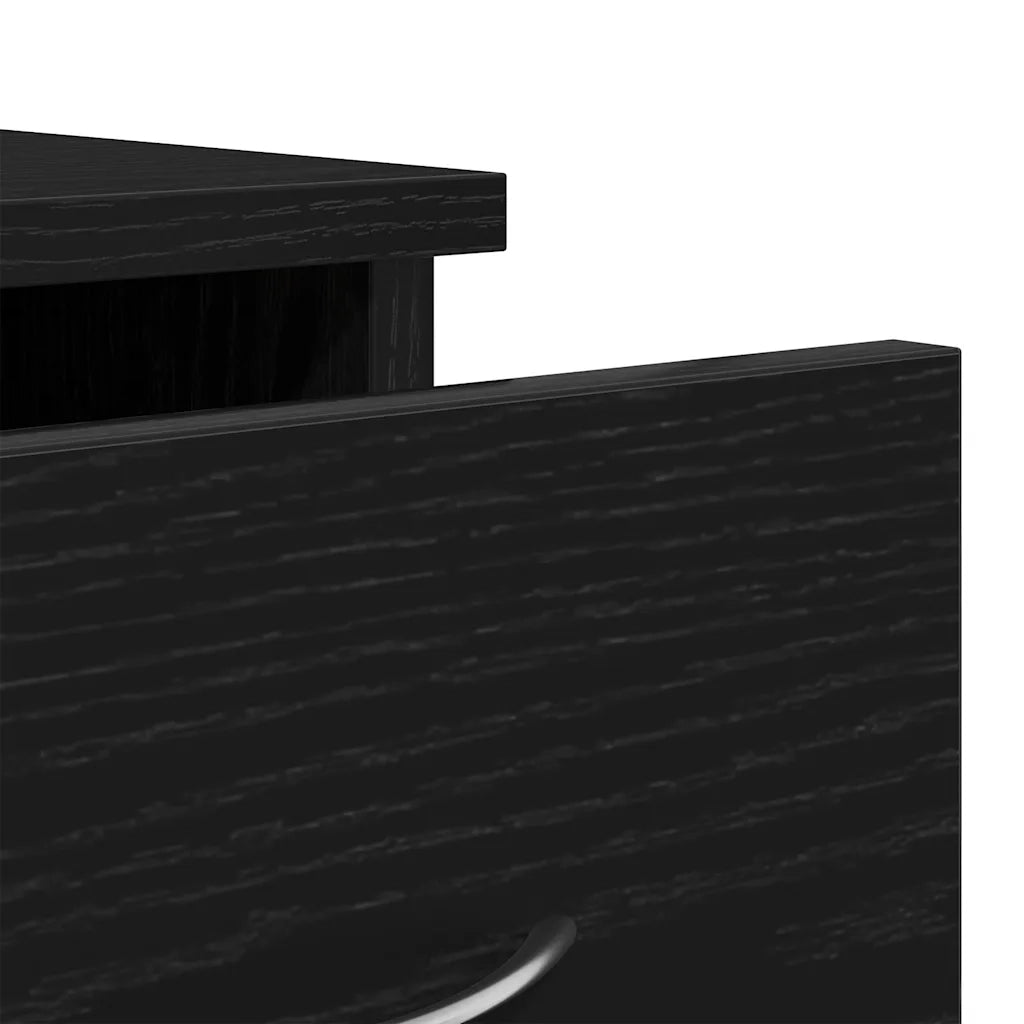 Armadietto a Muro | Mobile a Parete Rovere Nero 88x26x18,5 cm in Truciolato