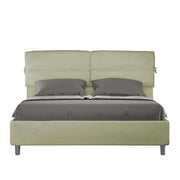 Letto Matrimoniale 160x200 cm con Rete Nandy Tè verde