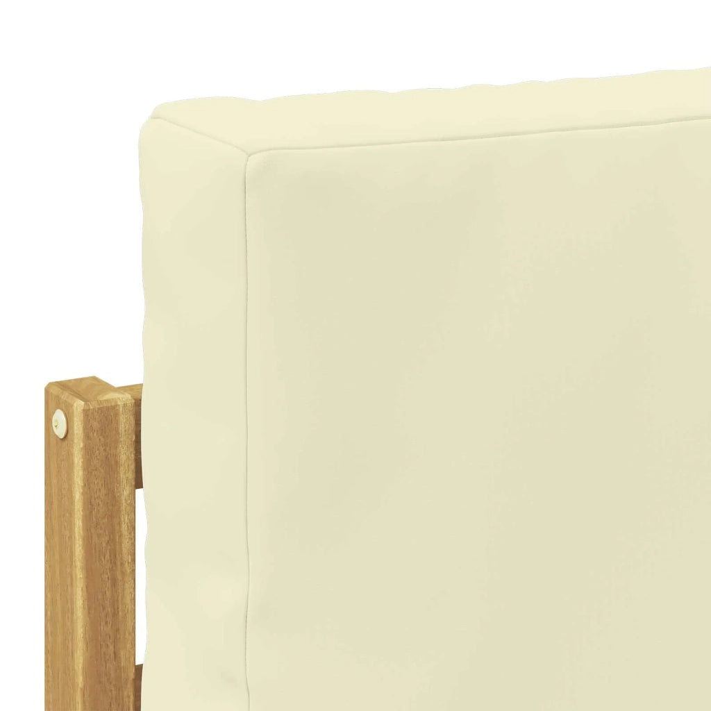 Set di divani da esterno 5 pcs Bianco e Crema 3391820