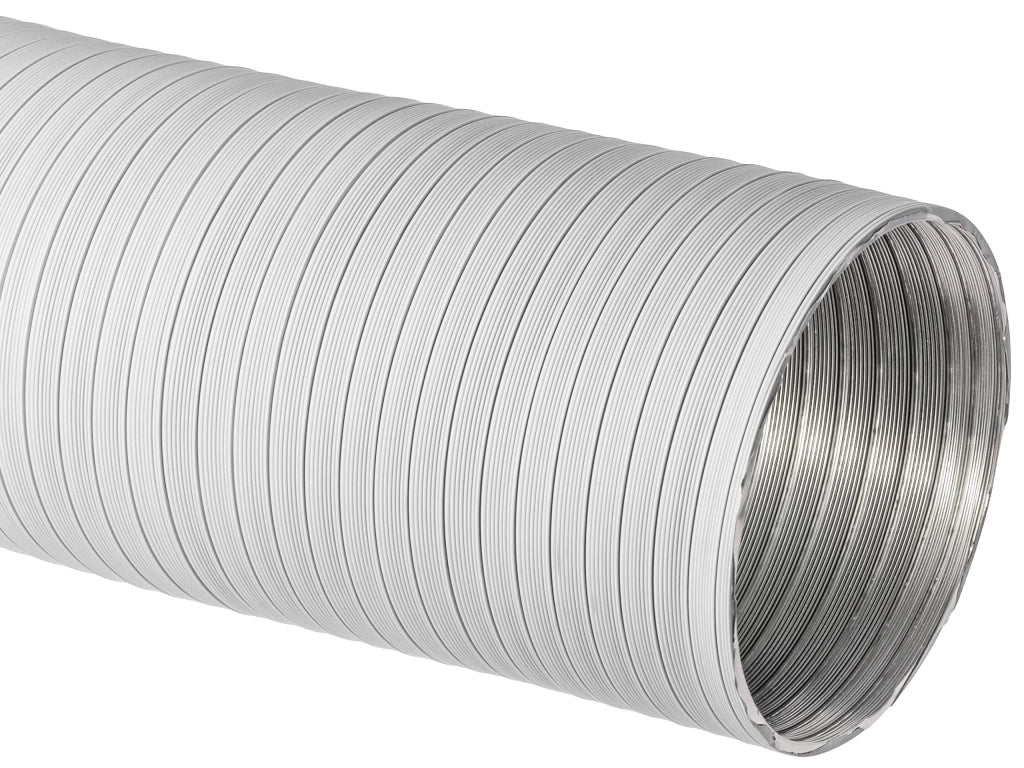 TUBO ALLUMINIO FLEX ALLUNGABILE A 3MT- Diam. 150 Bianco- DK- pezzi 1